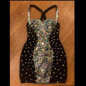 LBD with a side of extra. Size 6. New With Tag.